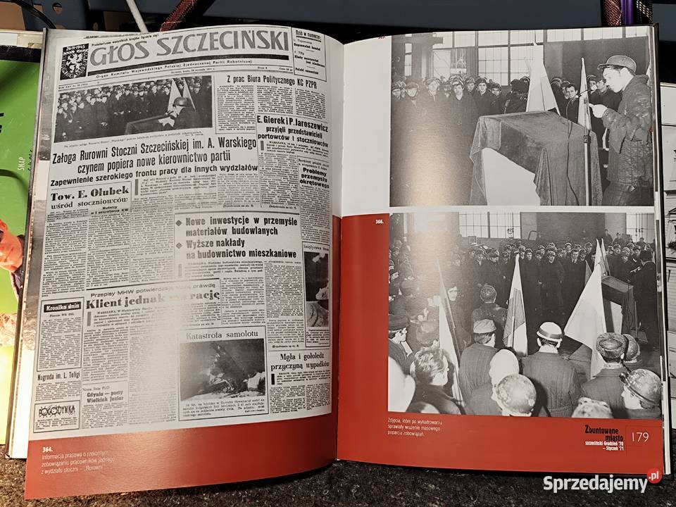 książka Zbuntowane Miasto Szczecin Grudzień 70 Rok wydania 2007 zachodniopomorskie Stargard