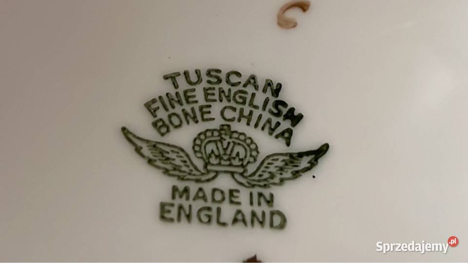 Patera Tuscan Made in England pomorskie Gdańsk
