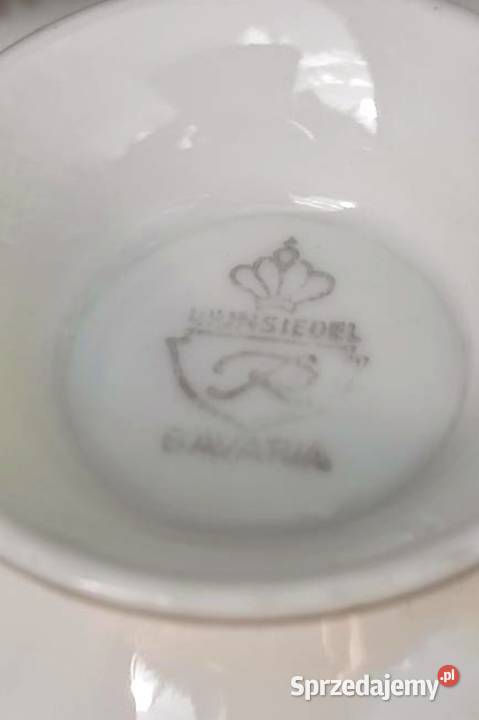 Wunsiedel kolekcjonerski zestaw śniadaniowy Trio Pabianice