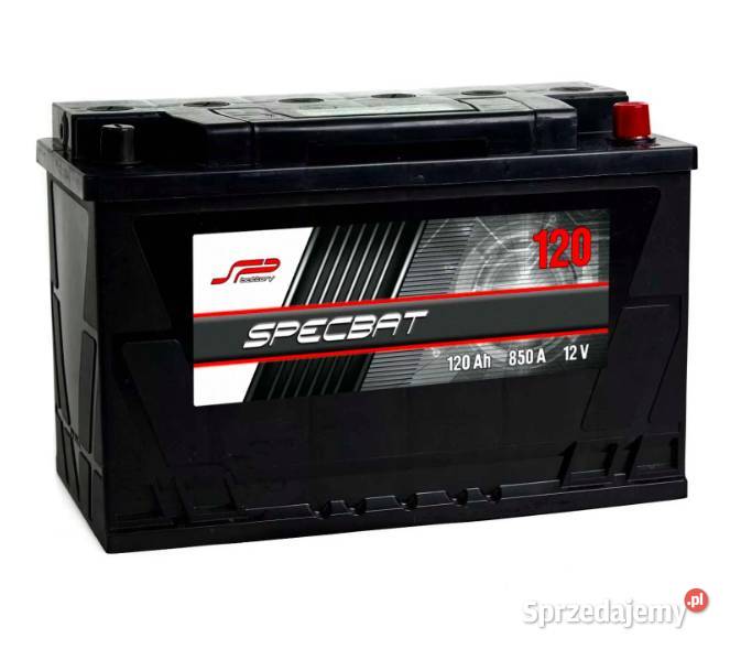 Akumulator SPECBAT AGRO 120Ah 850A EN PRAWY PLUS Elbląg