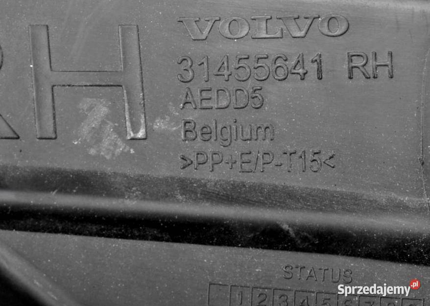 VOLVO S60 III V60 II prawa kratka atrapa halogen Bielany Wrocławskie
