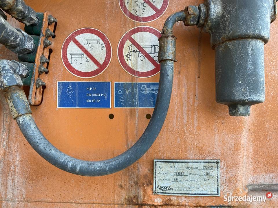 Piaskarka posypywała SOLARKA KUPPER WEISSER Pługi (piaskarki) Opole