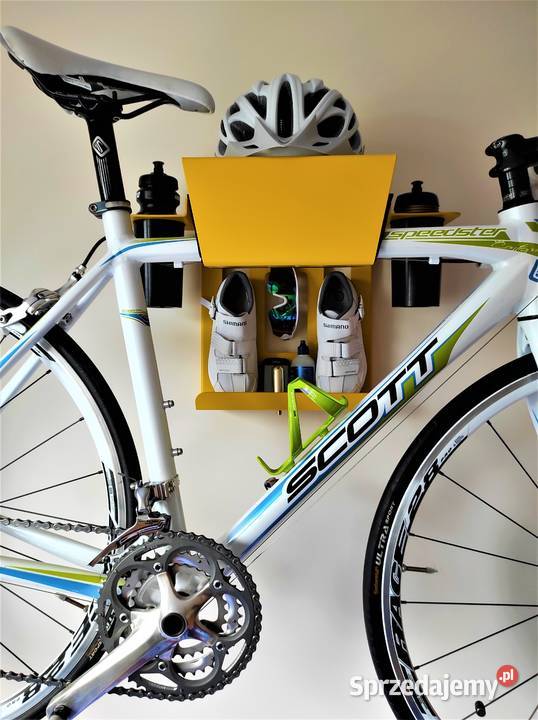 Uchwyt rowerowy Wieszak rowerowy ŻÓŁTY pomorskie sprzedam