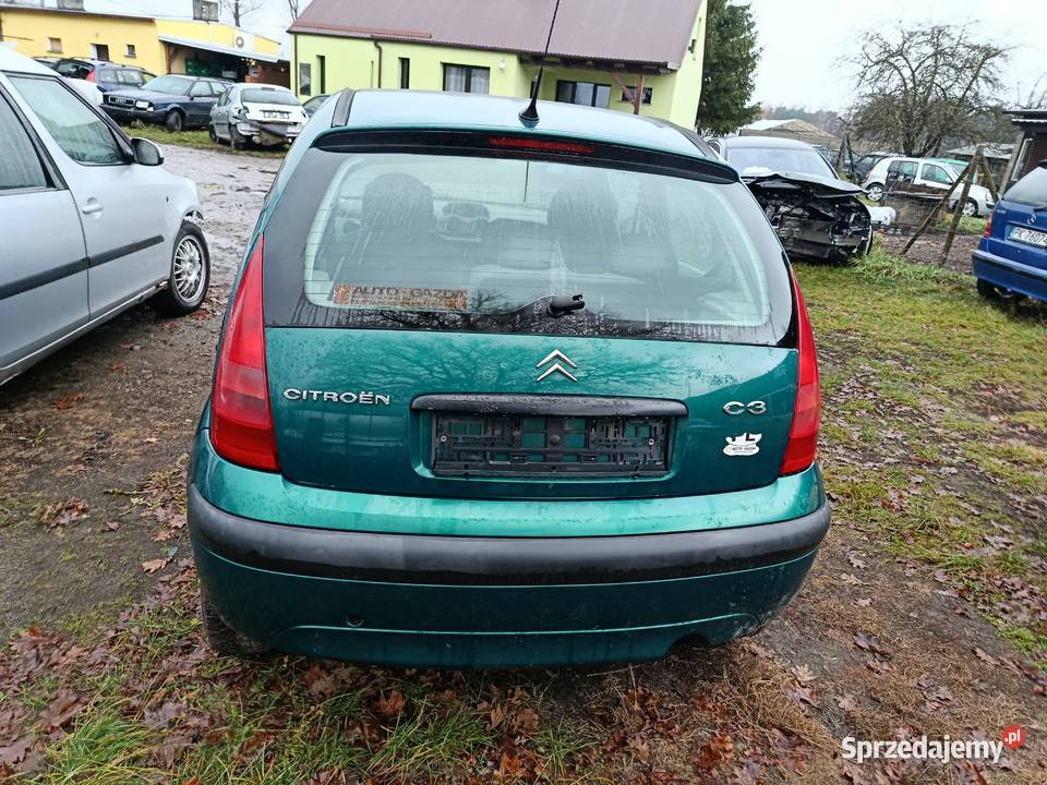 Citroen C3 11 44 kW 2002 r dawca części osobowe wielkopolskie Szklarka Myślniewska