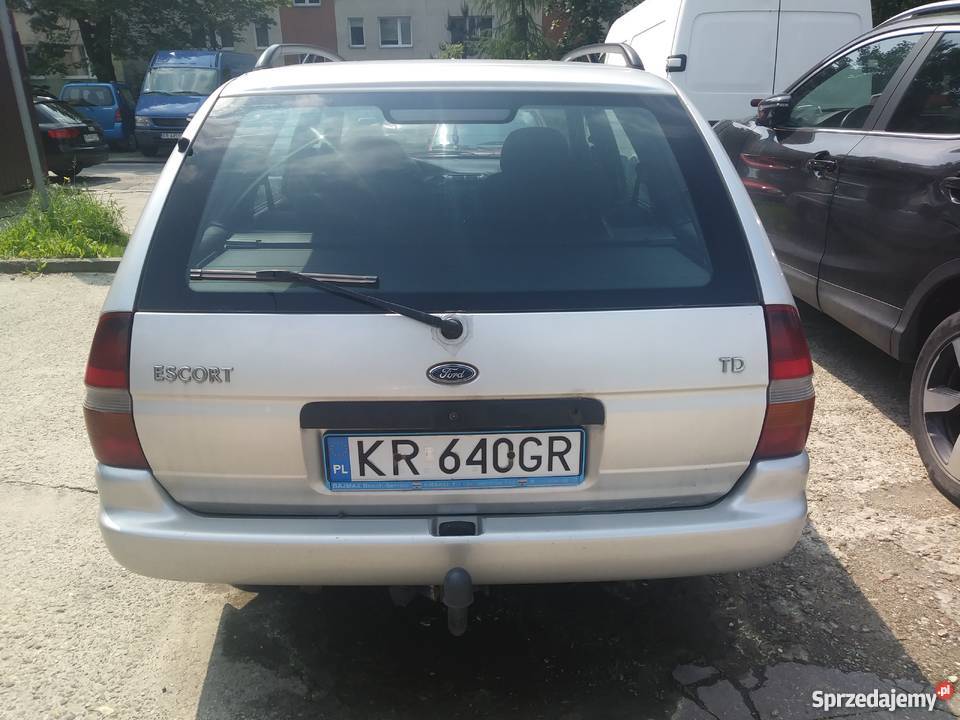 Ford Escort Mk7 18 TD welurowa tapicerka Kraków