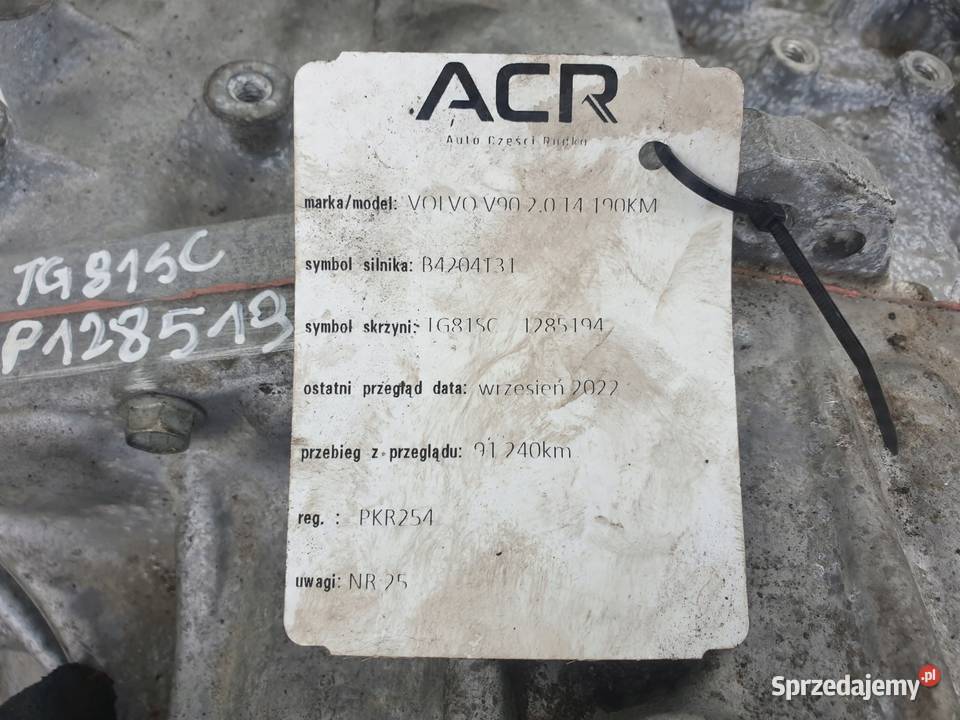 Volvo XC40 20 T TURBO AUTOMATYCZNA SKRZYNIA Skrzynie biegów manualne Janów