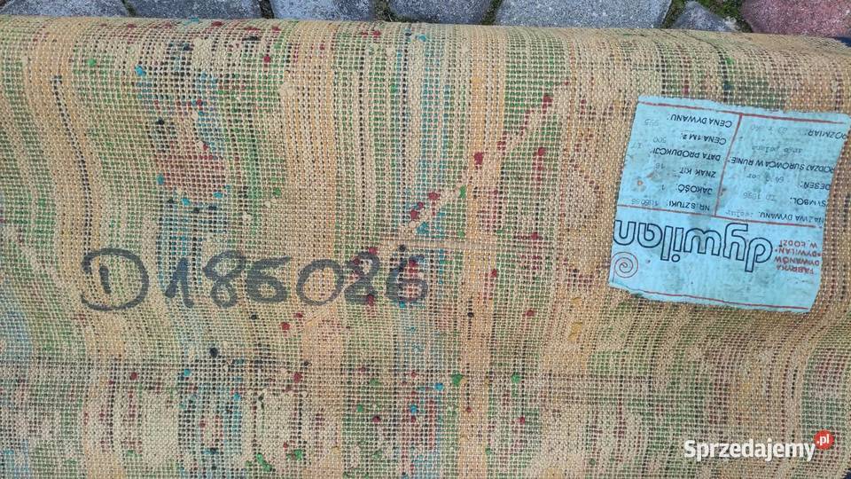 Dywan 83cmx240 PRL Łódź argopolana