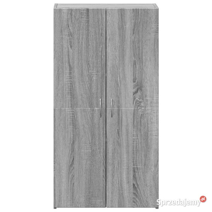 Szafka na dokumenty szary dąb sonoma 60x32x115