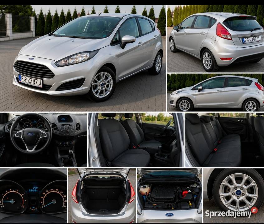 Ford Fiesta 2013 12 Benzyna 123 Grzane fotele kurtyny powietrzne lubuskie Gorzów Wielkopolski