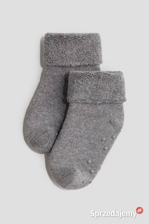 Skarpetki grube frotte HM noworodek newborn 13 Szczecin