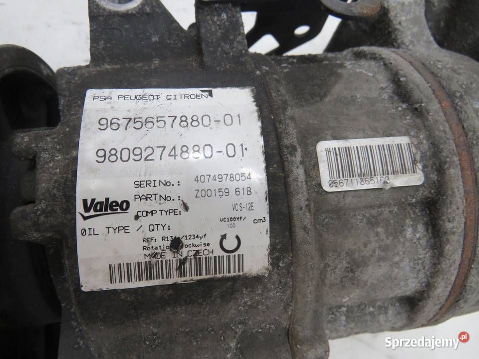 KOMPRESOR SPRĘŻARKA CITROEN PEUGEOT 16