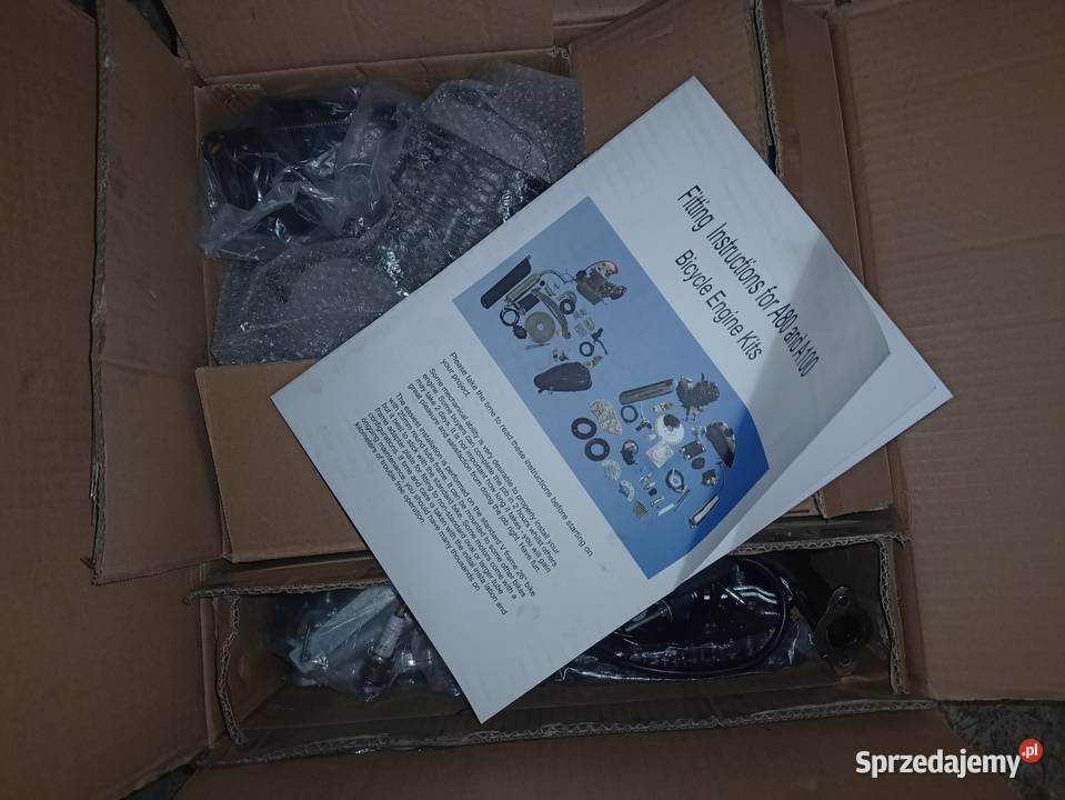 Sprzedam kąpletny nowy zestaw do rowera 80cc Rowery i akcesoria Tarnów