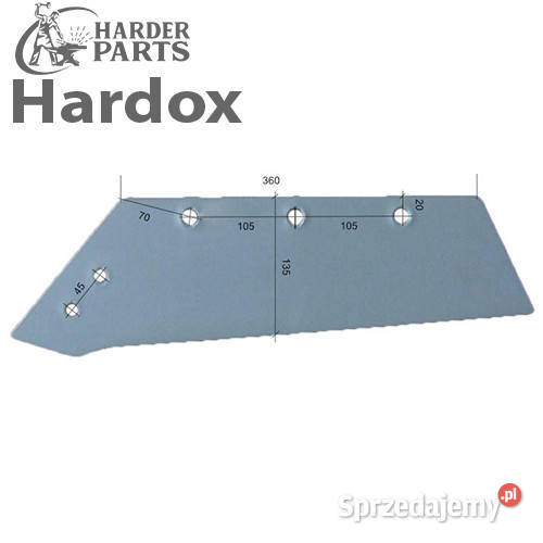 Lemiesz 300hektarów HARDOX DW35SL części do Suwałki