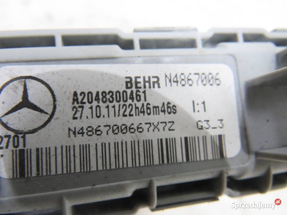 NAGRZEWNICA ELEKTRYCZNA MERCEDES W204