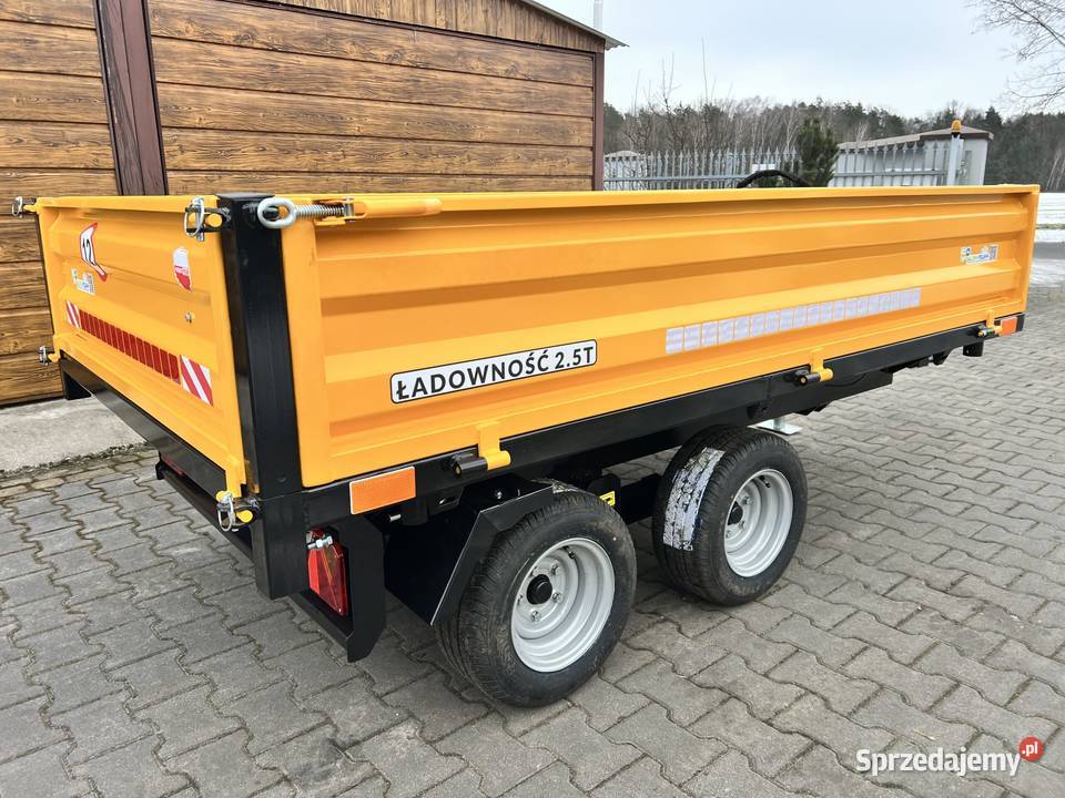 Przyczepa jednoosiowa o ładowności 2500