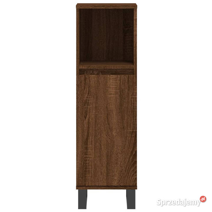 Szafka łazienkowa brązowy dąb 30x30x100 WM831571 Warszawa