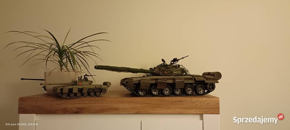 Model czołgu T72 sklejony Gotowy Idealny na lubuskie Nowa Sól sprzedam