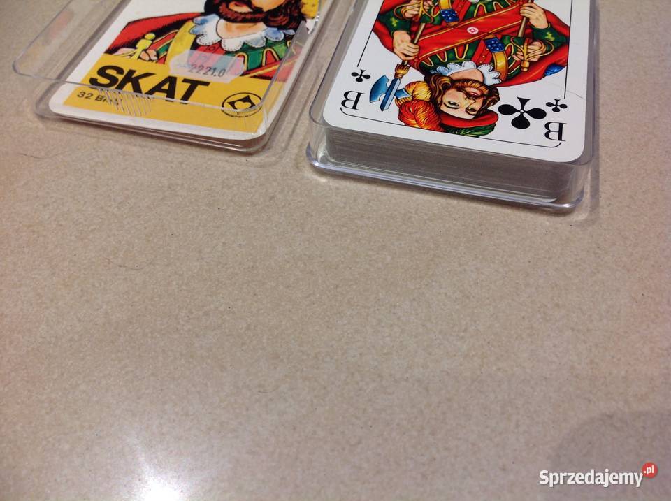 Stare Karty SKAT do Gry w SKATA j Nowe lubuskie Nowa Sól sprzedam