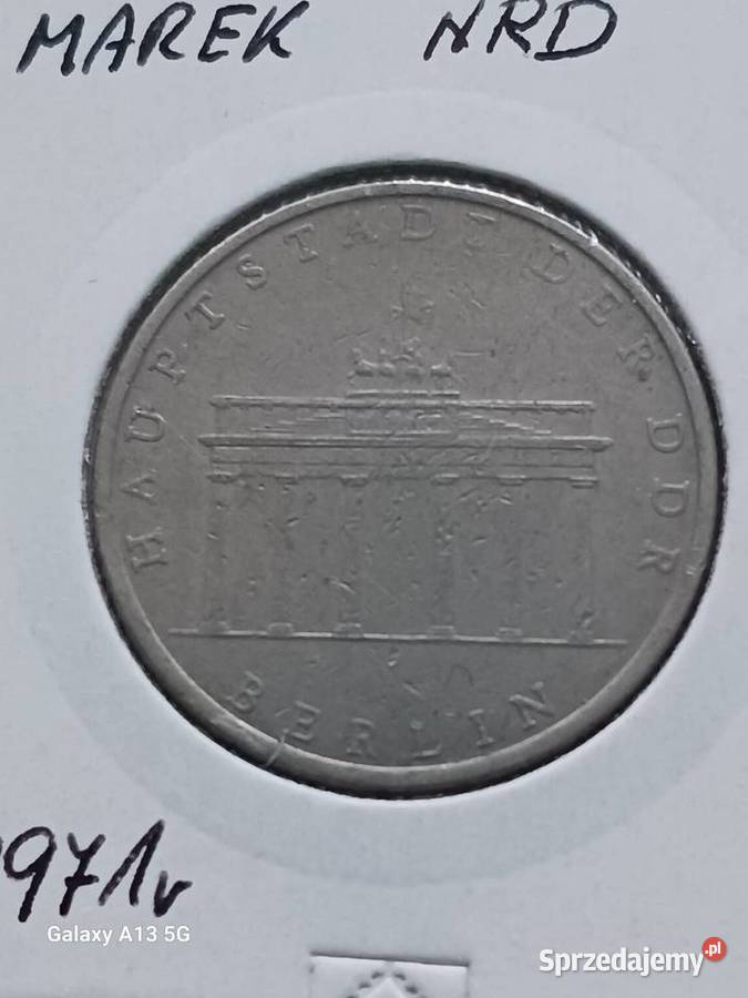 5 Marek NRD 1971 r Brama Brandenburska Antyki, Sztuka, Kolekcje Konin