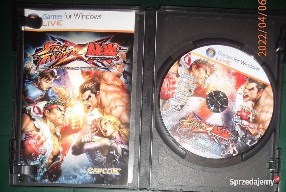 Street Fighter X Tekken PC DVD bez kodu Capcom Gry podkarpackie Rzeszów sprzedam