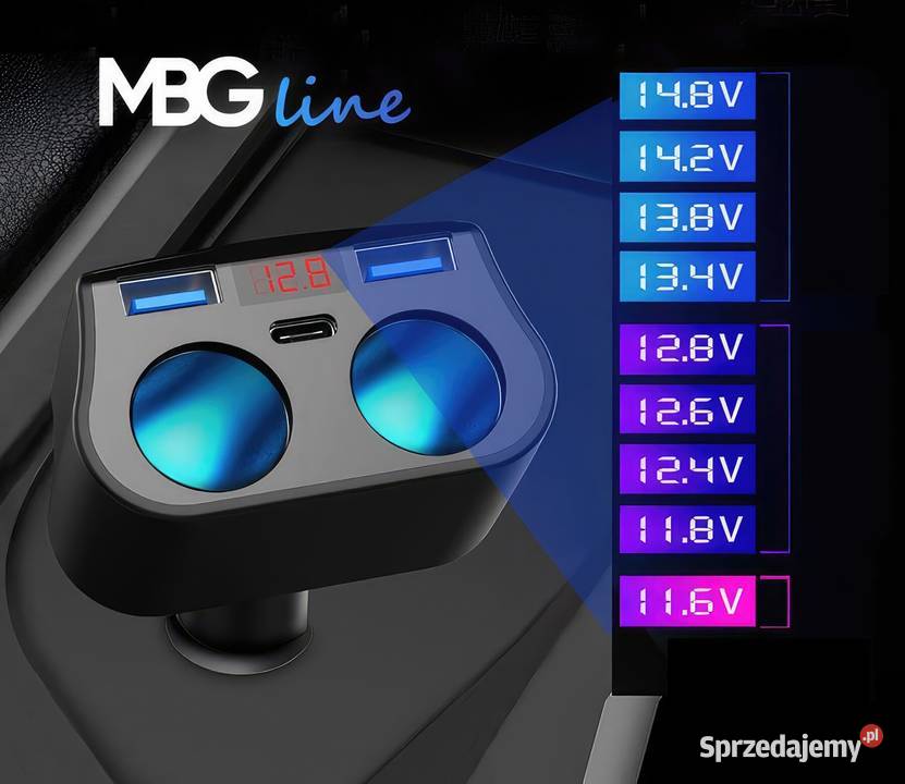 Rozdzielacz gniazda zapalniczki MBG LINE HC69PD