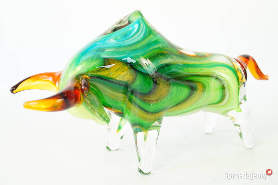 Figura Murano style BYK BYCZEK kolorowy Gizałki