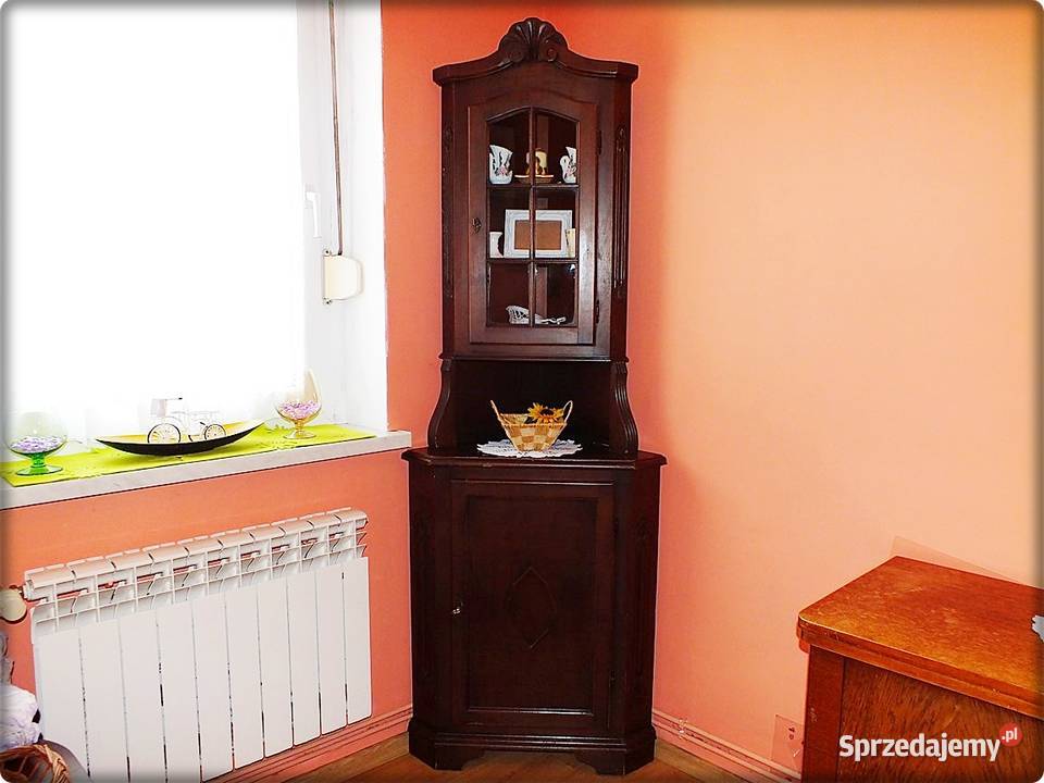 Stara Witryna narożna drewniana Gablota lubuskie Żary
