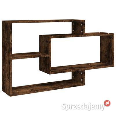 vidaXL Półka ścienna przydymiony dąb 104x20x585 Warszawa sprzedam