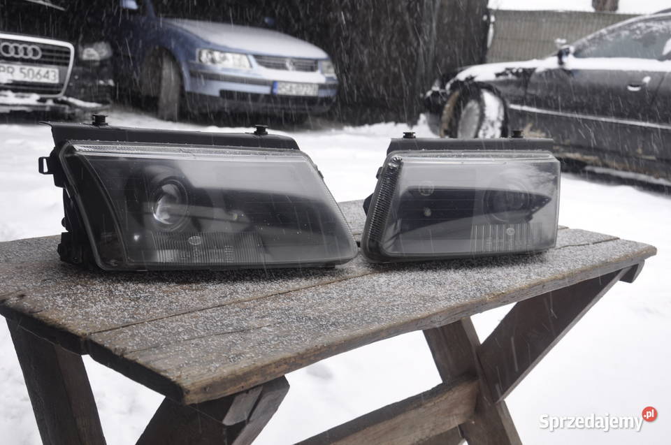 Reflektory Lampy Hella Black Passat B5 Xenon Rzeszów sprzedam