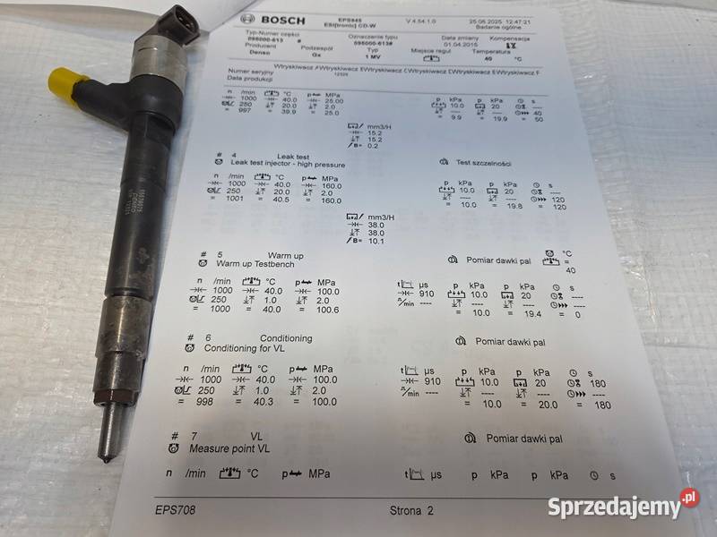 WTRYSK WTRYSKI WTRYSKIWACZE OPEL ASTRA K J