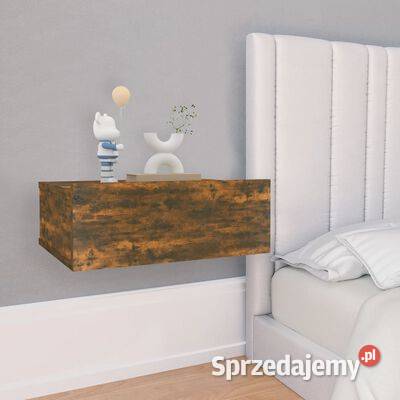 vidaXL Wiszące szafki nocne 2 przydymiony dąb Warszawa