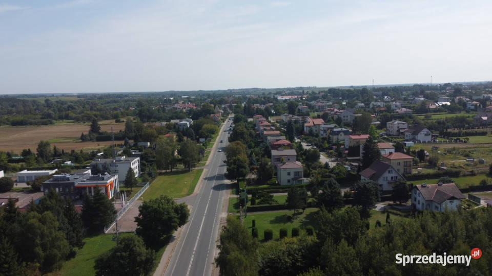 Działka z wykonanym podziałem w Końskowoli asfalt Końskowola