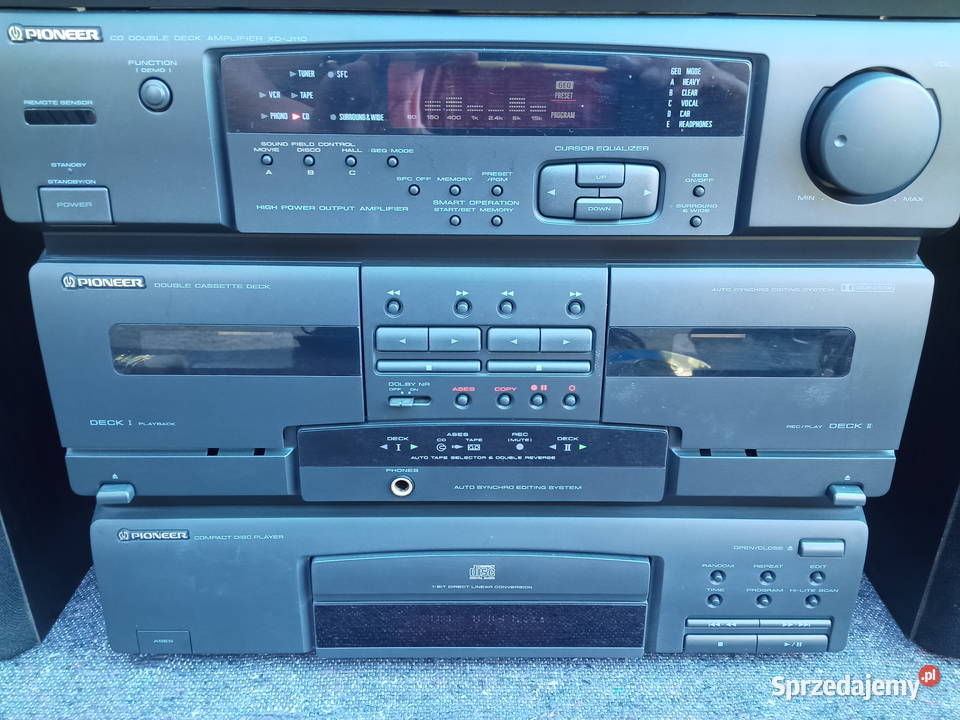 PIONEER XDJ110 SJ210 Wieża z pilotem szafka Audio Poznań