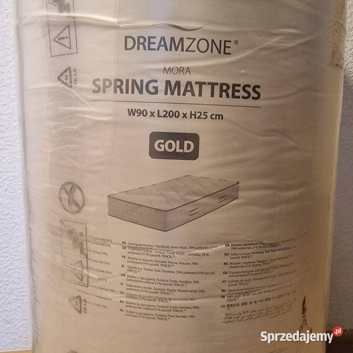 Materac Dreamzone Mora Gold twardy Zielona Góra
