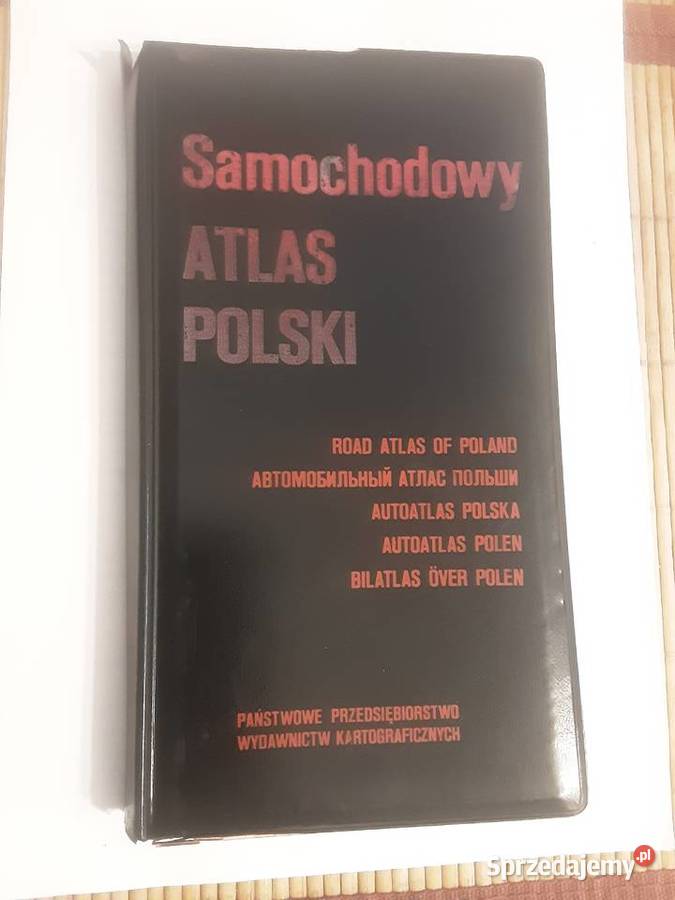 SAMOCHODOWY ATLAS POLSKI Z 1981 ROKU zachodniopomorskie Szczecinek