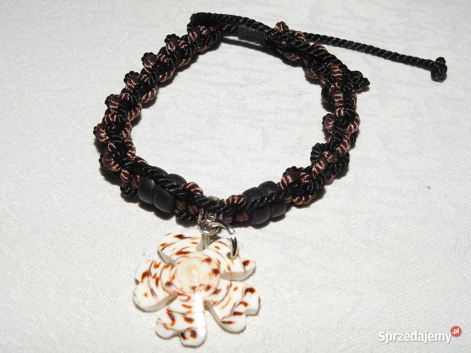 Bransoletka sznurkowa koniczynka Ozdoby podkarpackie Przemyśl sprzedam