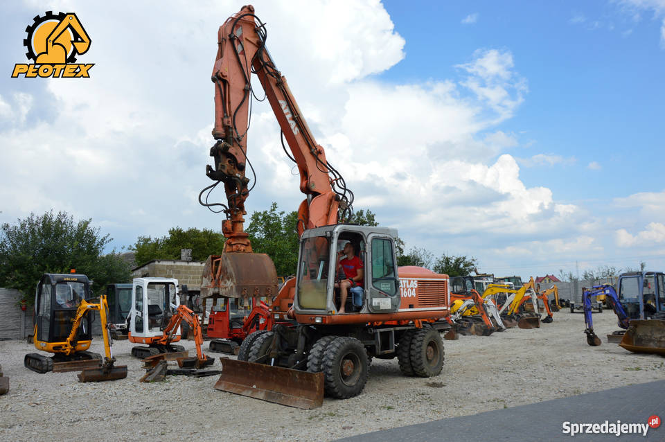 Koparka ATLAS 1604 2002 osprzęt 21t BRUTTO łódzkie Złoczew
