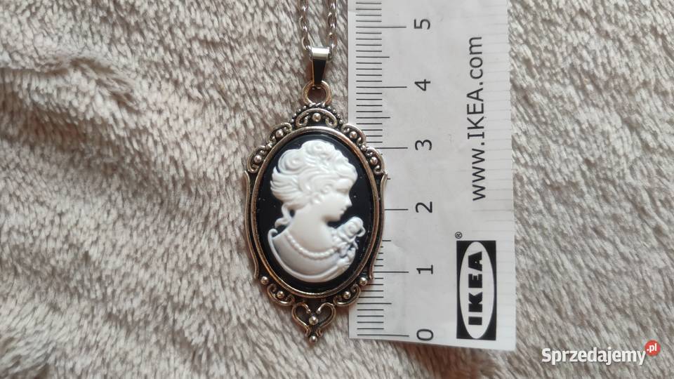 Wisiorek wisior naszyjnik kamea z kobieta śląskie