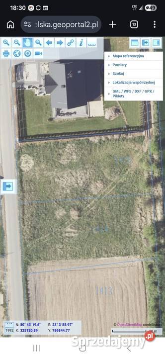 Działka budowlana Bodaczów 8a Prąd woda