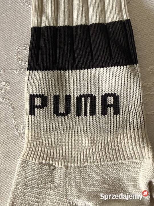 Getry piłkarskie Puma Vintage 90s biało czarne śląskie Czerwionka-Leszczyny