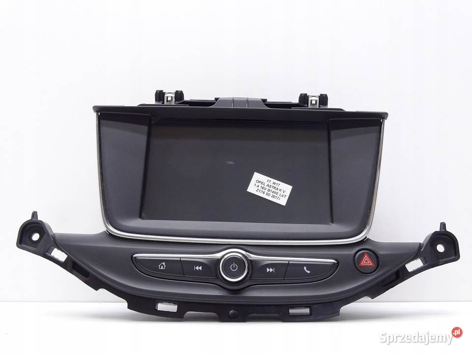 EKRAN WYŚWIETLACZ RADIA OPEL ASTRA V K 42342511