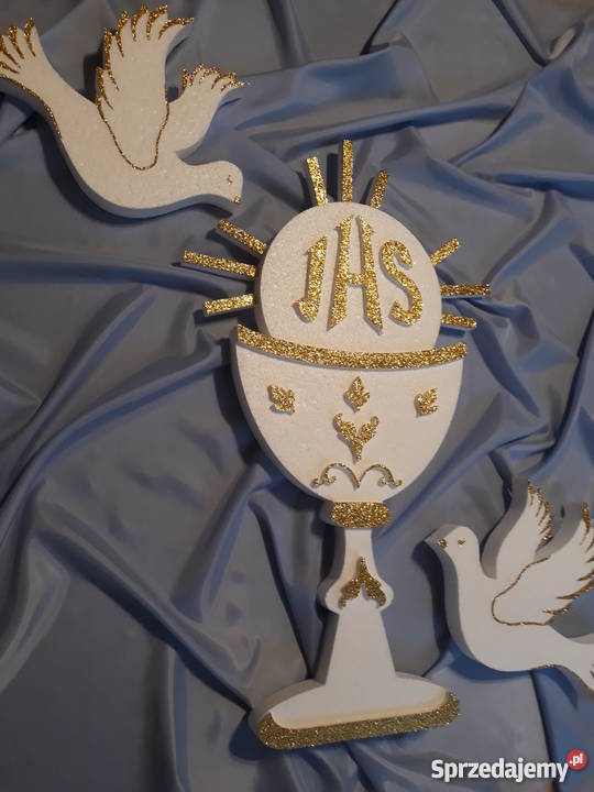 Kielich dekoracja Pierwsza Komunia Boże Ciało Dobrzyca