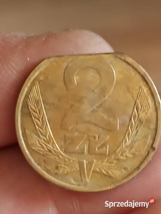 Sprzedam 2 złote 1985 odkrój blachy Chełm sprzedam