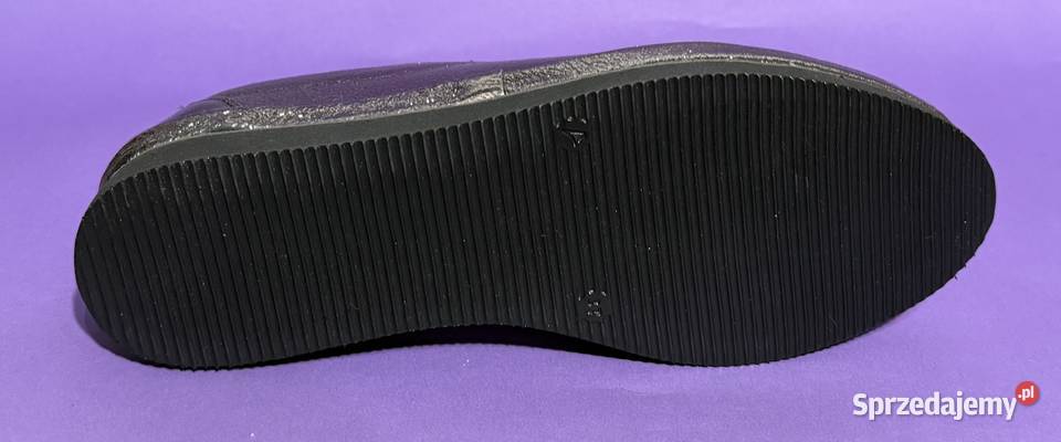 Skórzane damskie srebrne półbuty SERGIO BARDI Obuwie mazowieckie