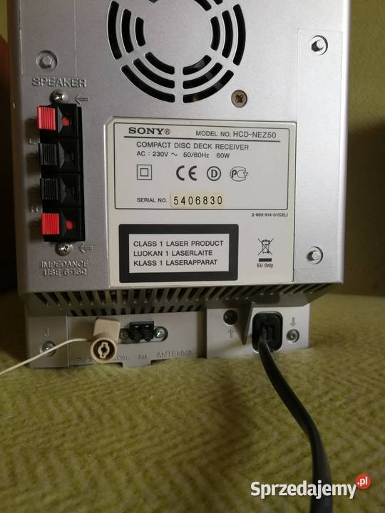 Miniwieża Sony CMTNEZ50 z głośnikami 100 Sprawna Szczecin