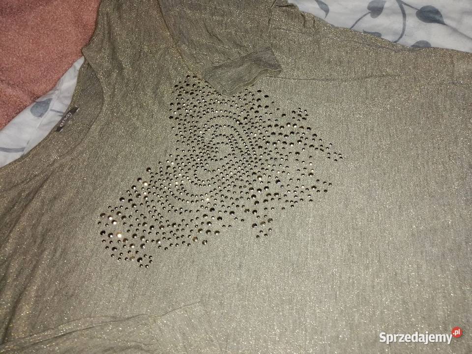 ORSAY nowa beżowozłota Bluzka bluzeczka koszulka Leszno