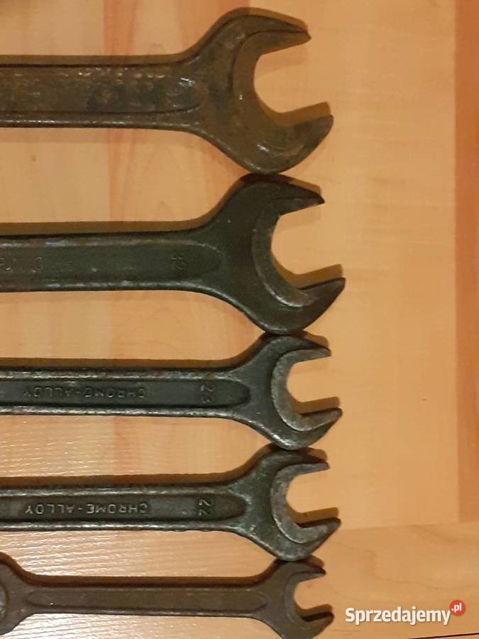 Stare klucze płaskie dwustronne PRL Chorzów