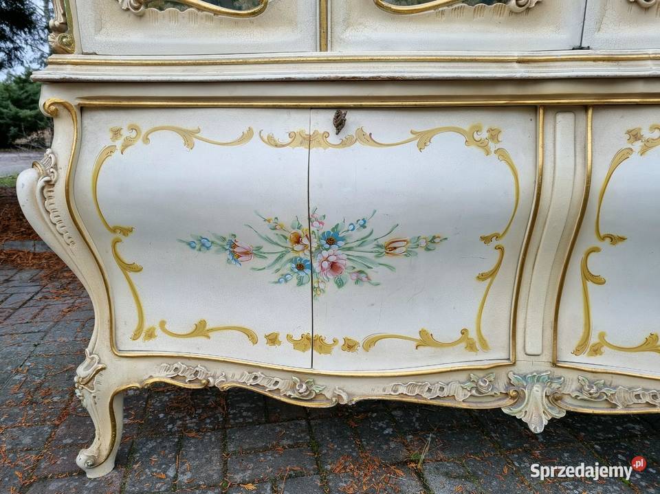 Witryna wenecka w stylu rococo Meble Szczecin