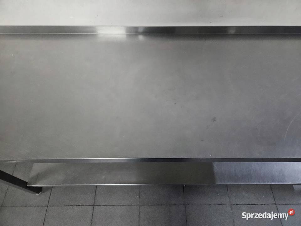 Stół gastronomiczny przyścienny roboczy z półką śląskie Góra