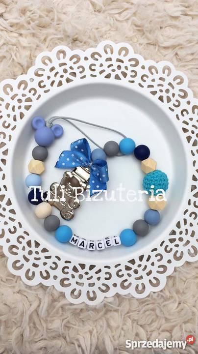 Zawieszka do smoczka z imieniem dziecka Gdańsk